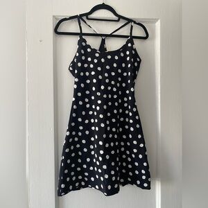Outdoor Voices OV Exercise Dress - Black Polka Dot - Size Small